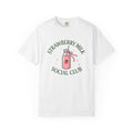 Strawberry Milk Bottle Shirt Desserts Beverage Gift Women Kawaii Tee Milk Bottle T-Shirt Dessert Fan Cute Tshirt Drink Graphic Retro Pink