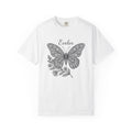 Butterfly Print Shirt Animals & Flowers Flora Gift Women Vintage Tee Butterfly T-Shirt Wildlife Fan Insect Tshirt Botanical Graphic Abstract