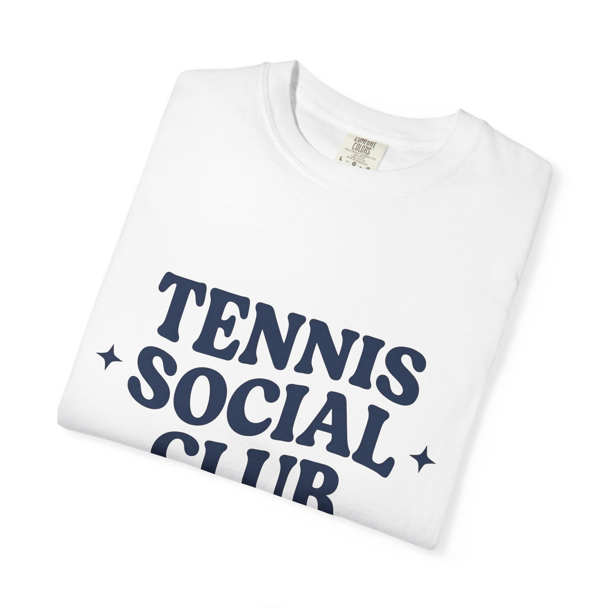 Old Text Design Shirt Tennis Squad Gift Women Distressed Tee Typography T-Shirt Player Enthusiast Vintage Tshirt Team Graphic Sleek Star