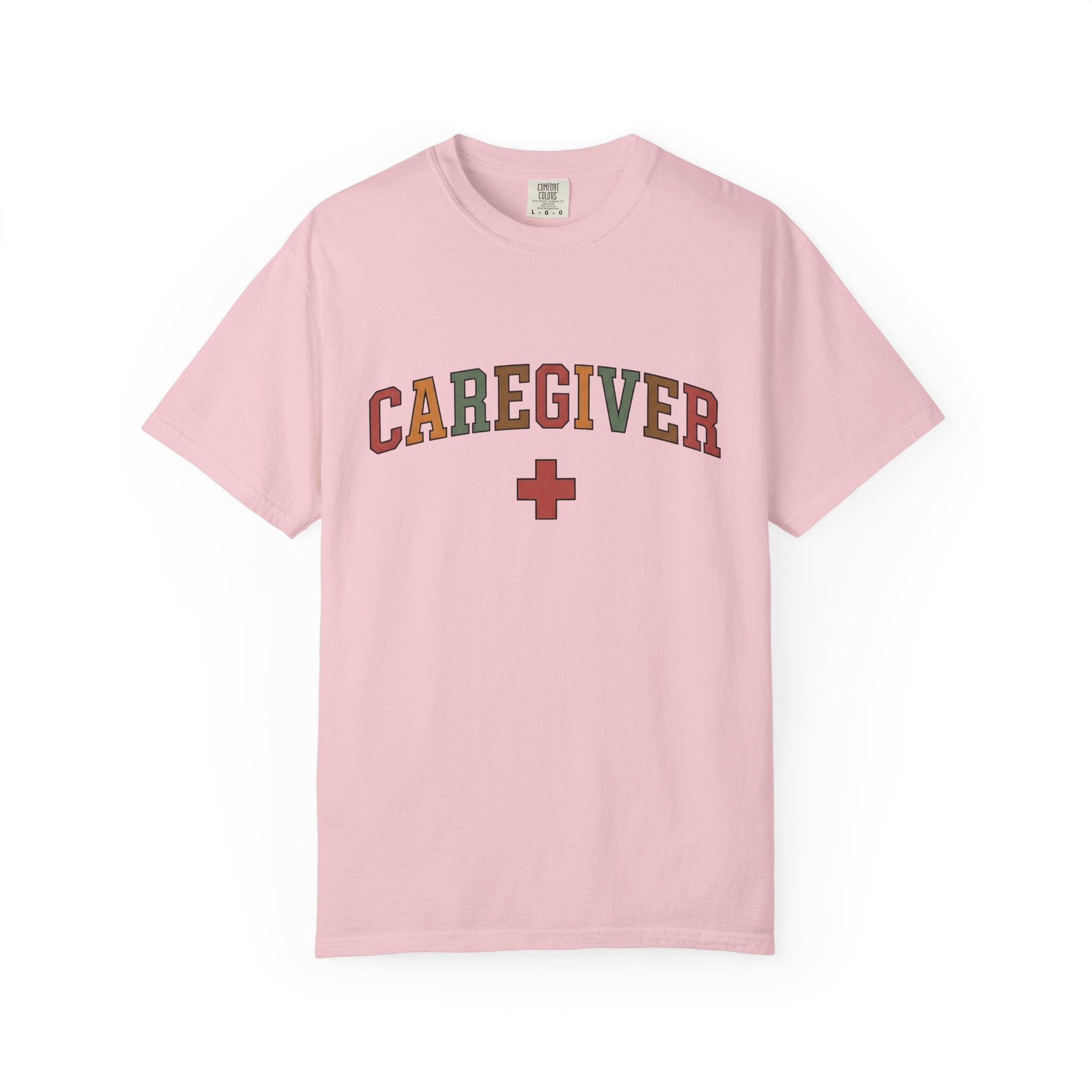 Caregiver Art Shirt Nurses Medical Gift Women Heavy Tee Caregiver T-Shirt Nurse Enthusiast Grunge Tshirt Healthcare Graphic Classic Medic