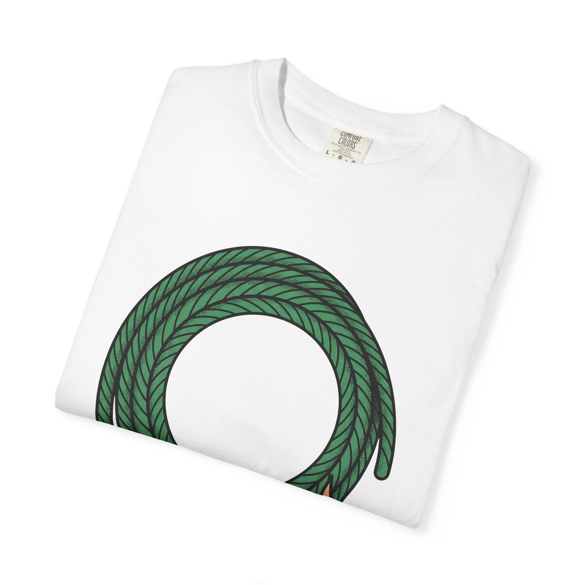 Green Rope Wreath Shirt St Patrick's Day Western Gift Women Bold Graphic Tee Wreath T-Shirt Shamrock Fan Graphic Tshirt Cowboy Graphic