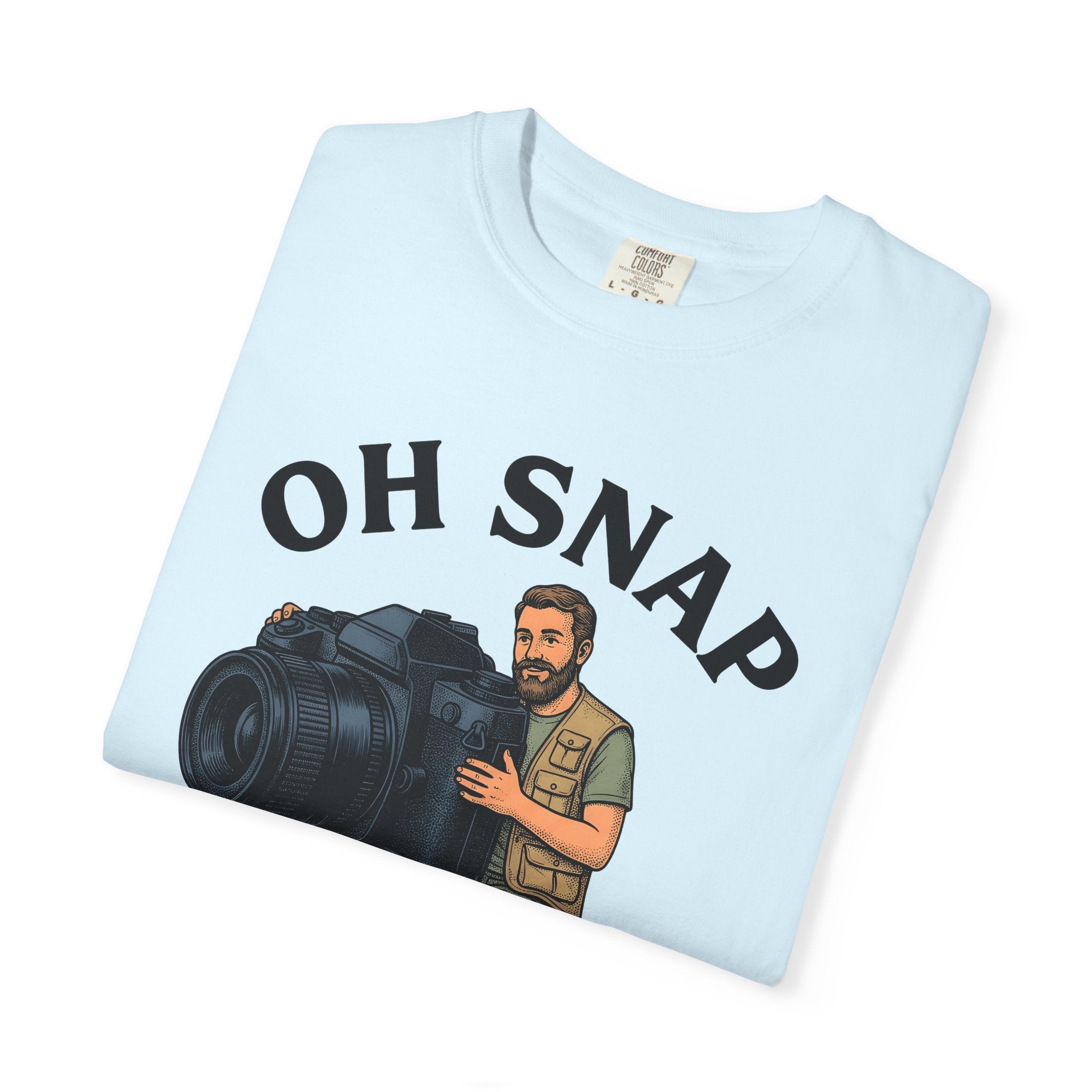 Camera Photographer Shirt Funny Photo Gift Women Retro Tee Photographer T-Shirt Humor Fan Meme Tshirt Photography Graphic Sketch Chair
