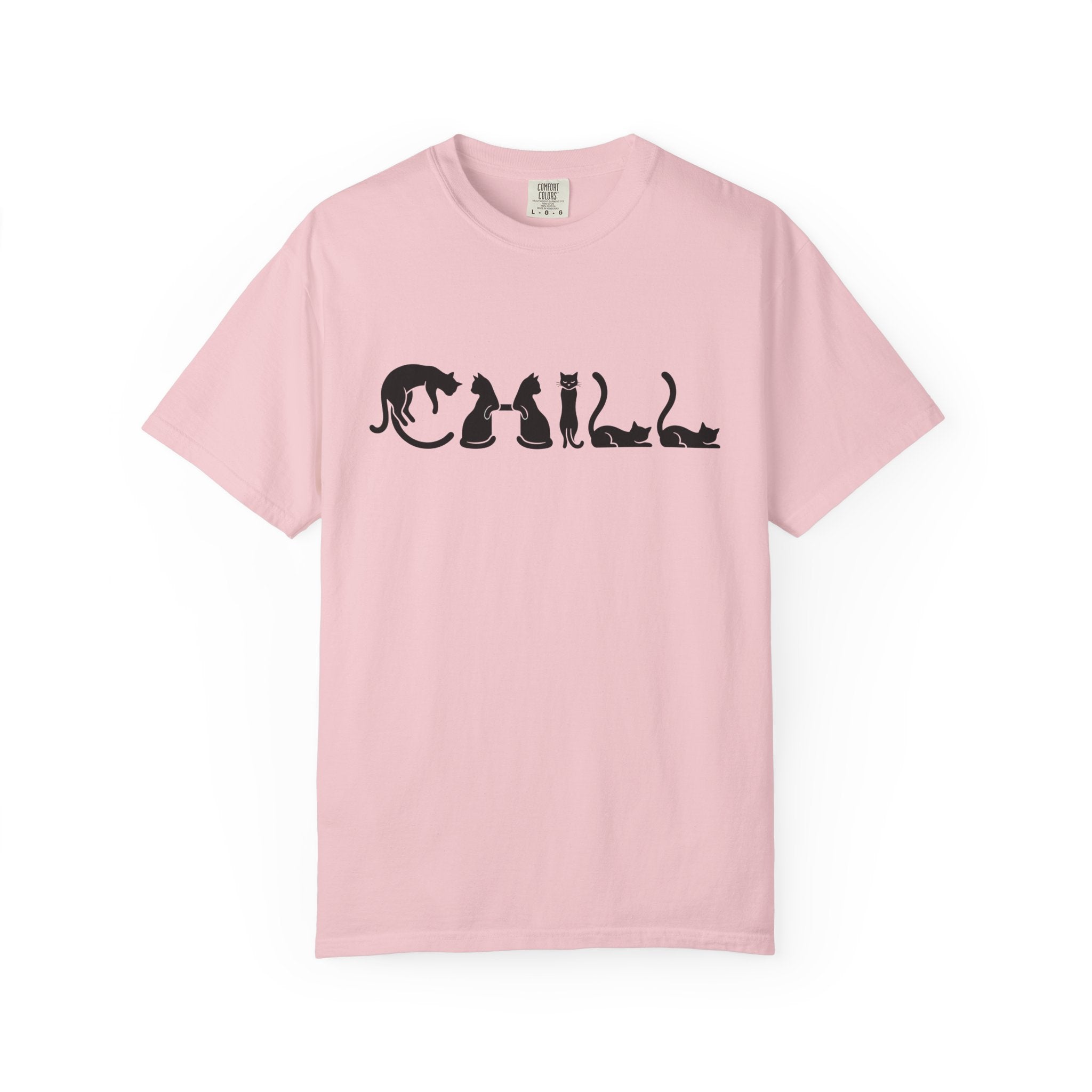Black Feline Shirt Cat Wildlife Gift Women Basic Tee Cat T-Shirt Cat Fan Kitten Tshirt Wildlife Graphic Tshirt Current Outline Tshirt