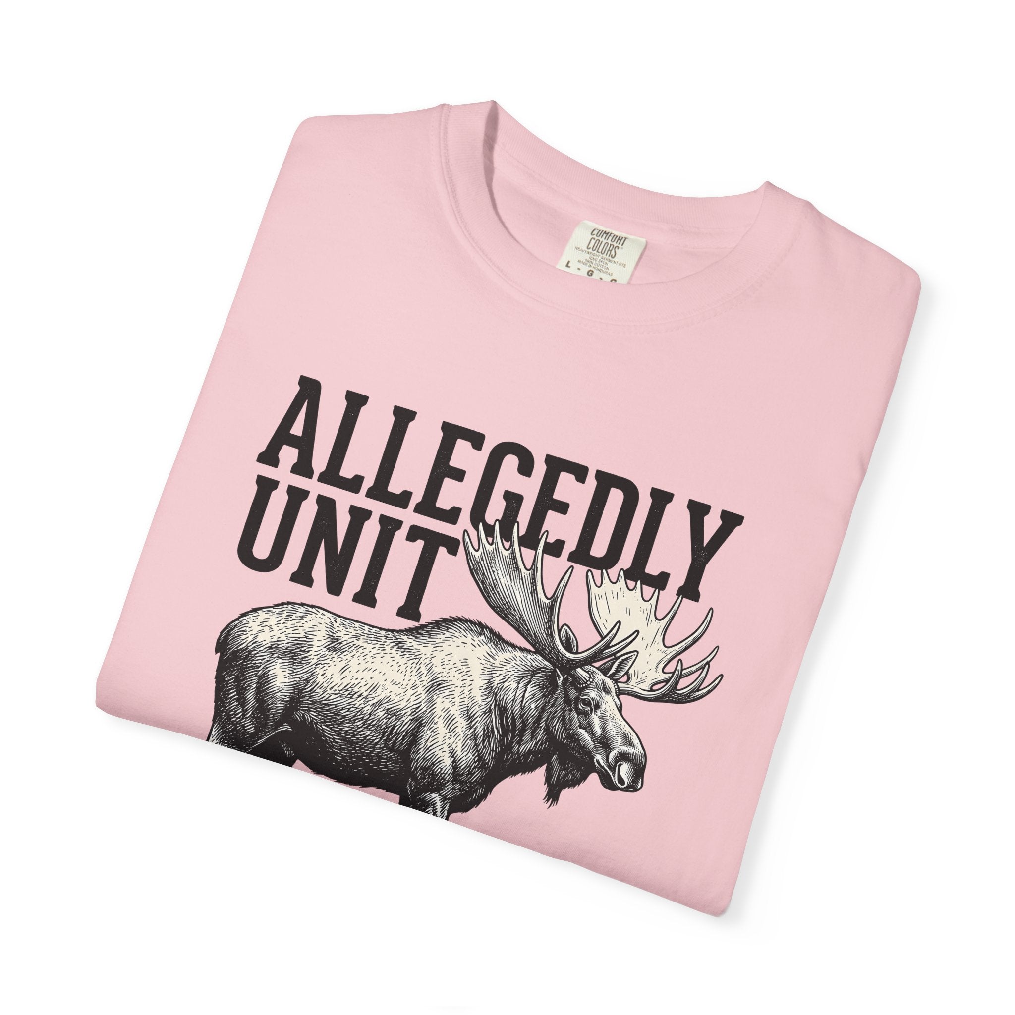 Moose Graphic Shirt Funny Animal Gift Women Vintage Tee Elk T-Shirt Humor Fan Retro Tshirt Wildlife Graphic Hand Drawn Grass Tshirt