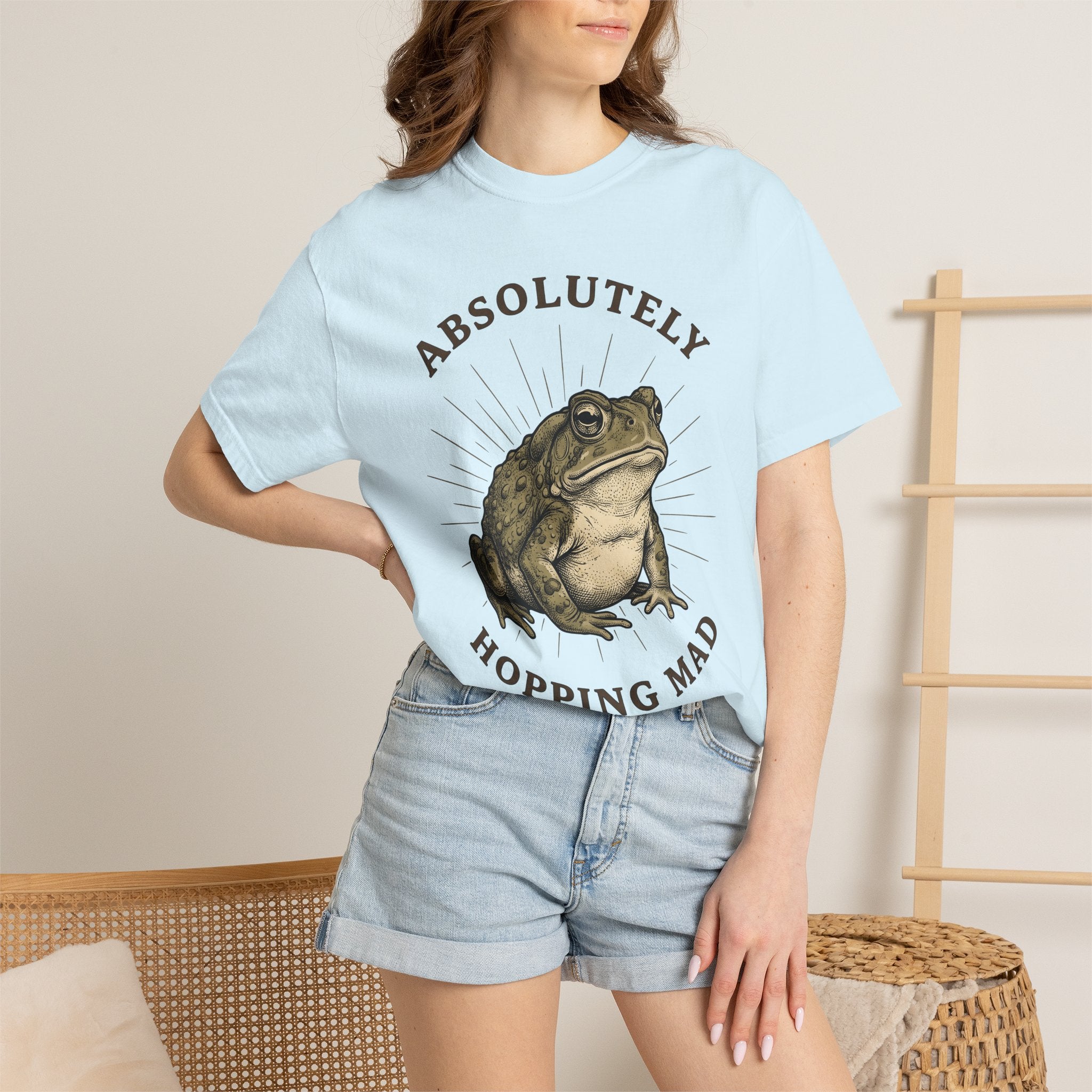 Toad Drawing Shirt Easter Creature Gift Women Distressed Tee Frog T-Shirt Easter Fan Vintage Tshirt Beast Graphic Doodle Burst Tshirt