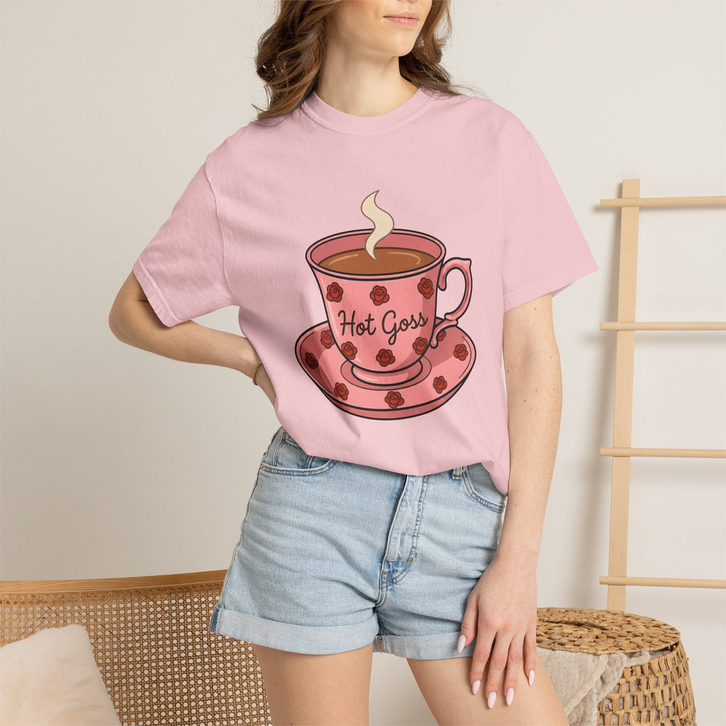 Rose Teacup Shirt Valentines Day Friendship Gift Women Cartoon Tee Teacup T-Shirt Valentine Fan Comic Tshirt Bff Graphic Retro Floral