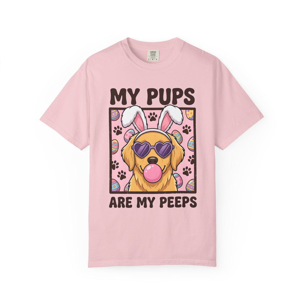 Golden Retriever Dog Shirt Easter Dog Unisex Gift Cartoon Tee Retriever T-Shirt