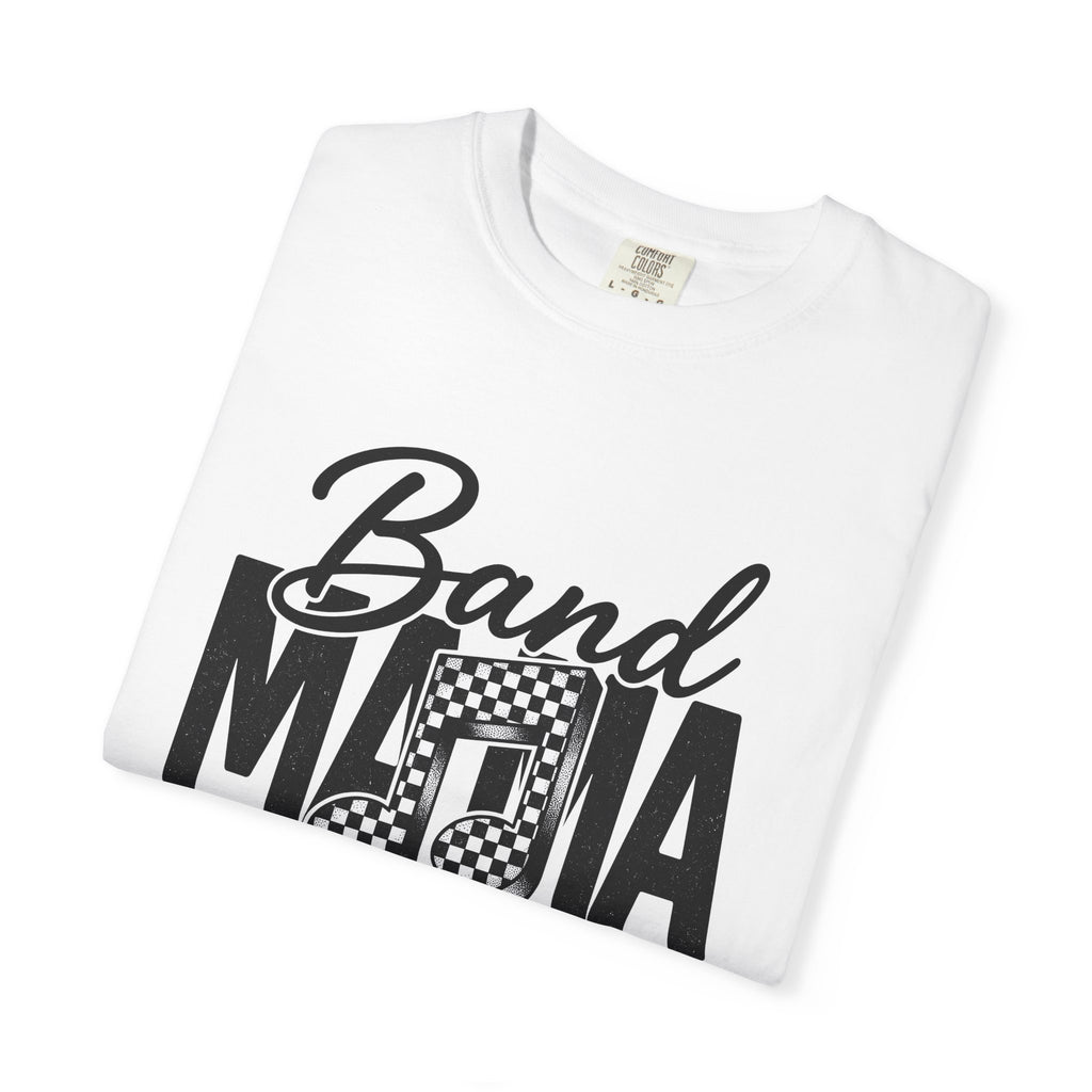 Musical Notes Shirt Band Mom Instruments Gift Women Classic Tee Music T-Shirt Band Fan Musician Tshirt Guitar Graphic Old School Chessboard