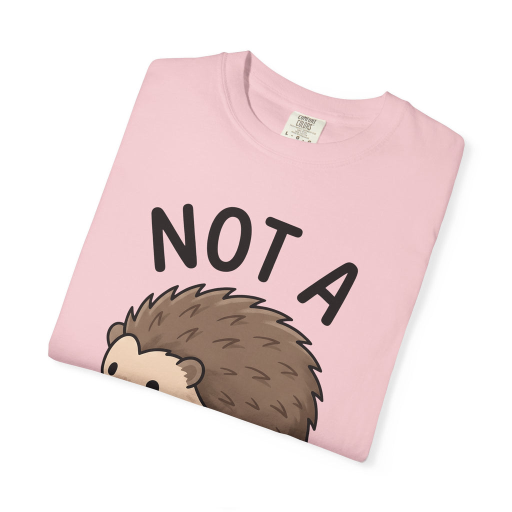 Hedgehog Drawing Shirt Cute Pets Gift Women Anime Tee Porcupine T-Shirt Adorable Fan Cartoon Tshirt Pet Graphic Caricature Animal Joke