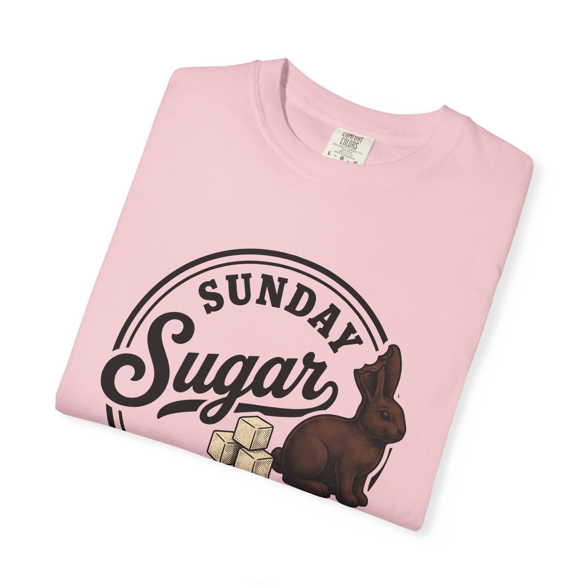 Chocolate Rabbit Shirt Easter Sweets Gift Women Retro Tee Bunny T-Shirt Easter Fan Chocolate Tshirt Vintage Tshirt Candy Graphic Hand Drawn