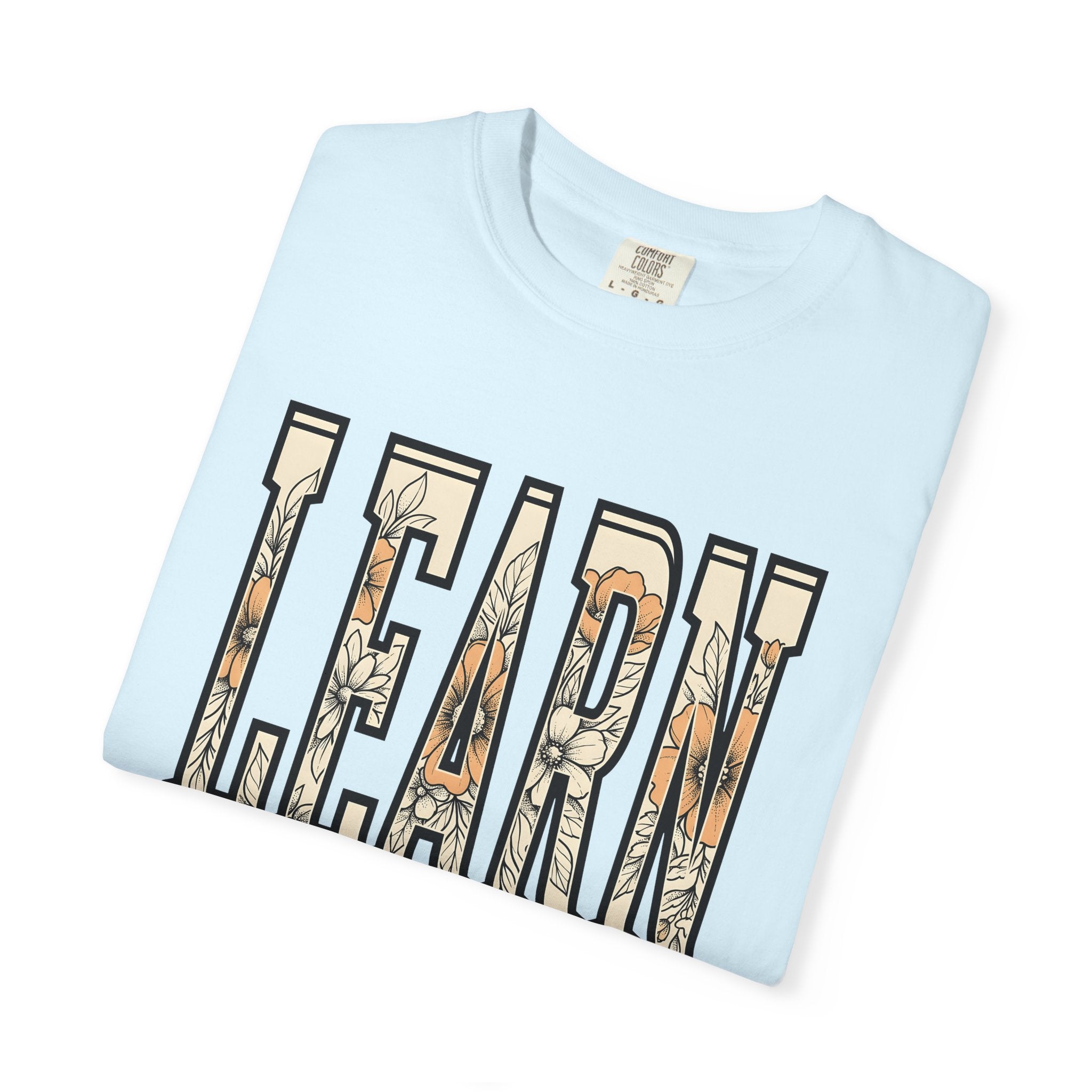 Flower Lettering Shirt Teacher School Gift Women Hippie Tee Typography T-Shirt Educator Enthusiast Bohemian Tshirt Classroom Graphic Retro