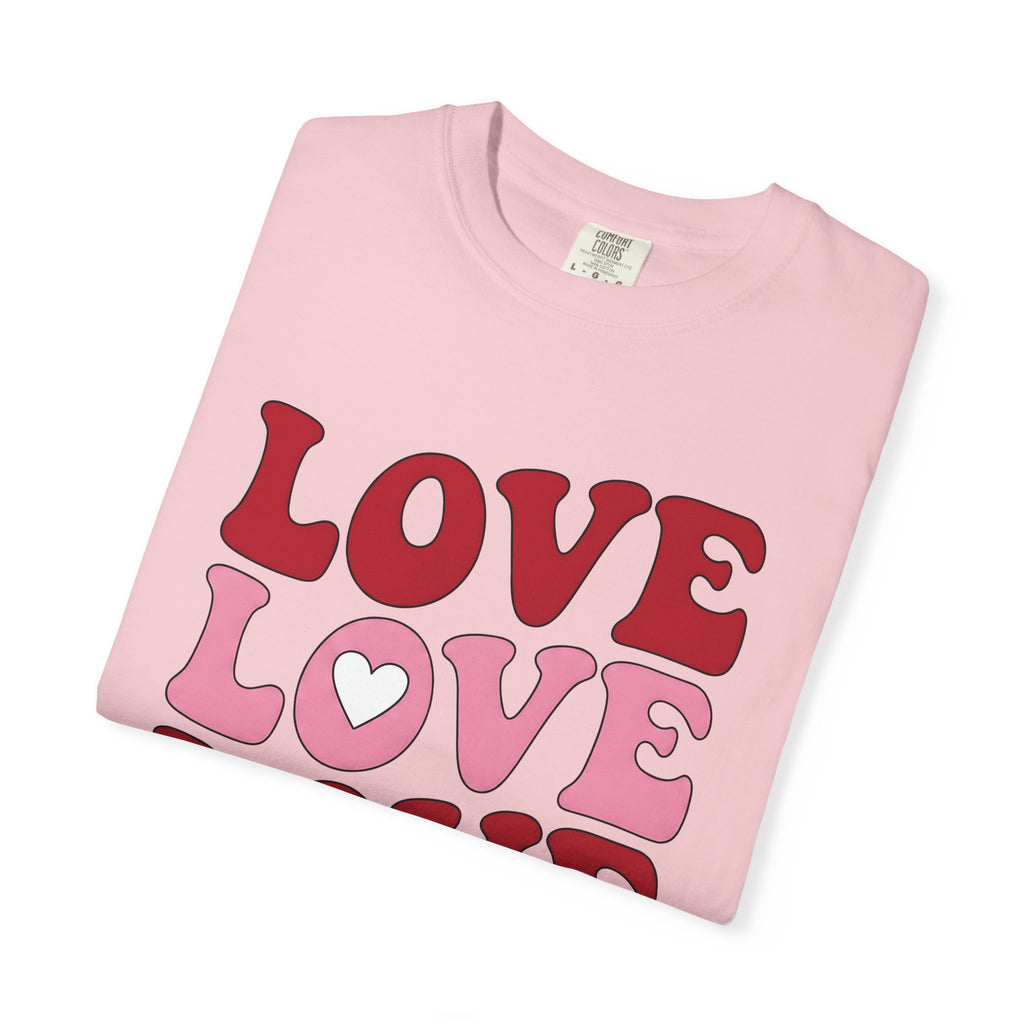 Old School Love Script Shirt Valentine Partnership Gift Women Lively Tee Calligraphy T-Shirt Valentine Fan Vibrant Tshirt Couples Graphic
