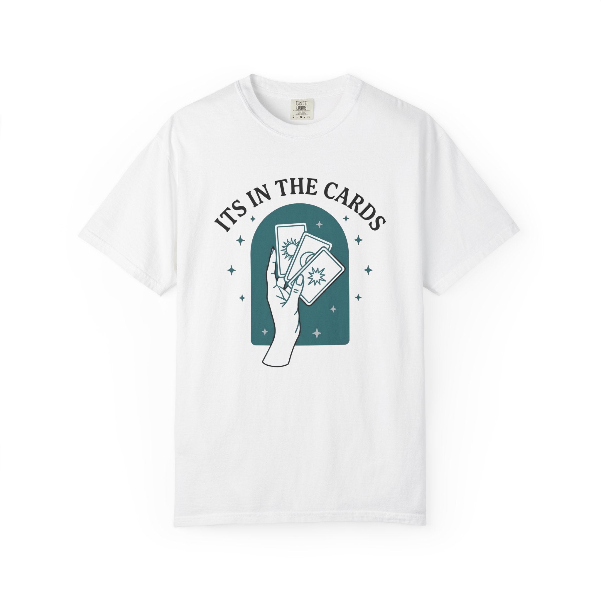 Tarot Cards Shirt Boho Chic Astrology Gift Women Minimalist Tee Oracle Cards T-Shirt Bohemian Enthusiast Simple Tshirt Zodiac Graphic