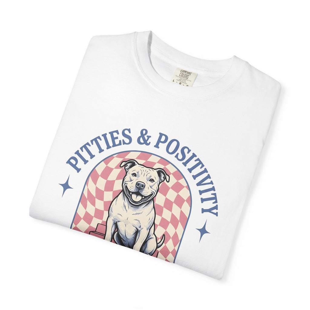 Pit Bull Dog Shirt Dog Foster Gift Women Antique Tee Bulldog T-Shirt Dog Fan Patterened Tshirt Foster Care Graphic Old School Gingham