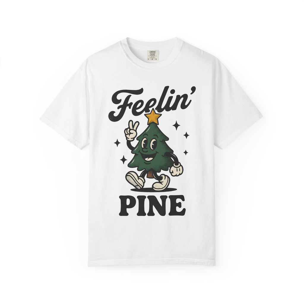 Cartoon Christmas Tree Shirt Christmas Humor Gift Women Vintage Tee Xmas Tree T-Shirt Holiday Fan Retro Illustration Tshirt Retro Stars