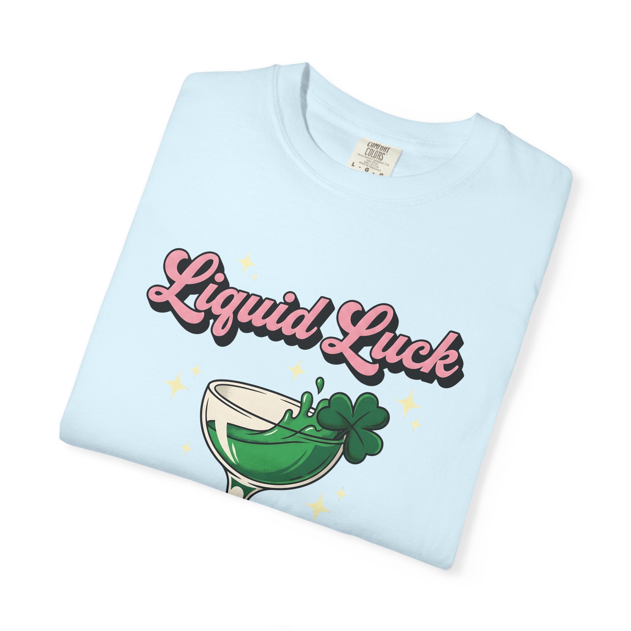 Cocktail Glass Shirt St Patrick's Day Drinking Gift Women Bold Tee Glass T-Shirt St Patricks Fan Vintage Tshirt Boozy Graphic Retro Shamrock