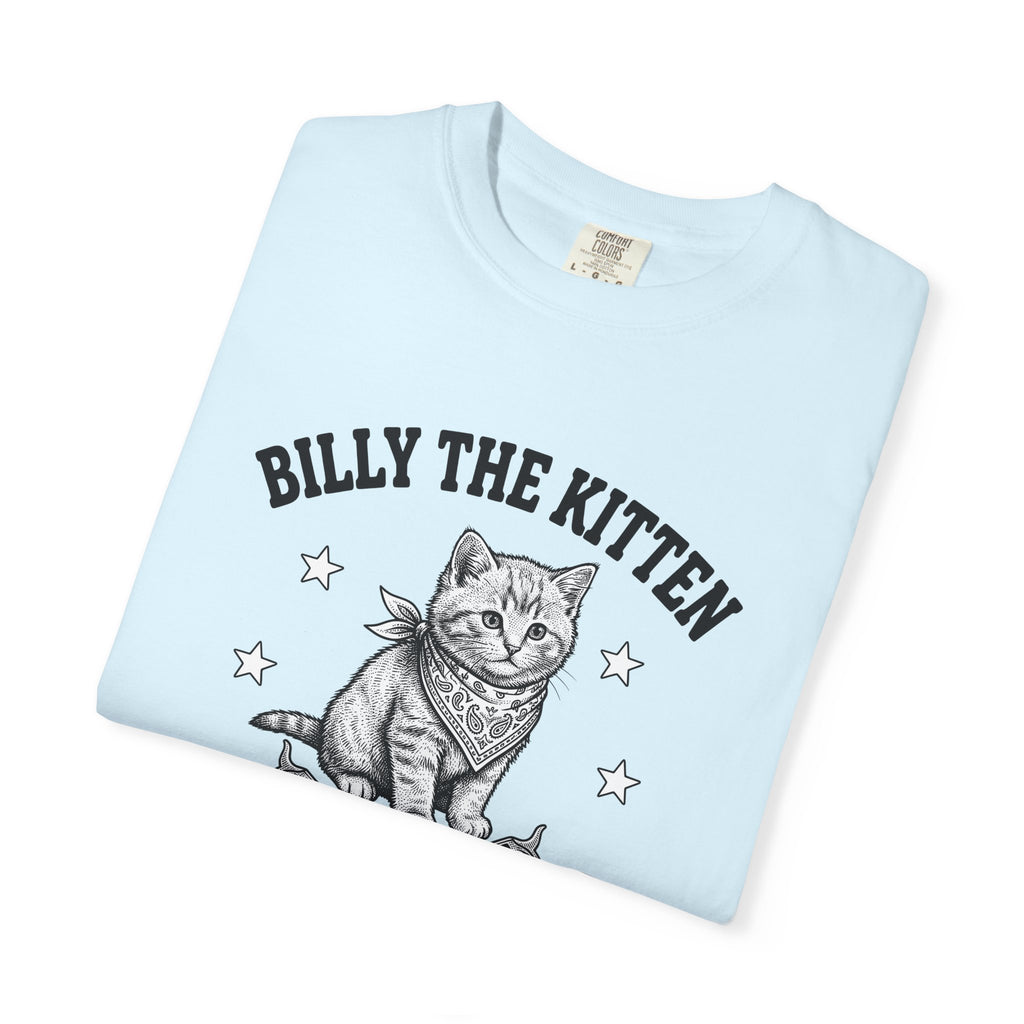 Cowboy Kitten Shirt Cat Western Gift Women Vintage Tee Kitten T-Shirt Cat Fan Retro Tshirt Rodeo Graphic Hand Drawn Revolver Tshirt