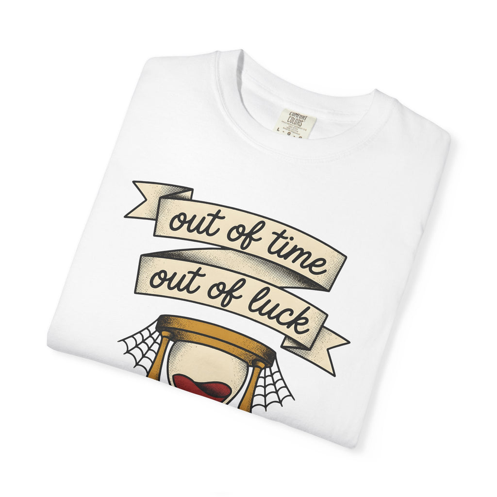 Timepiece Skull Shirt Gothic Autumn Gift Women Sketch Tee Clock T-Shirt Dark Fan Drawing Graphic Hand Drawn Webbing Tshirt