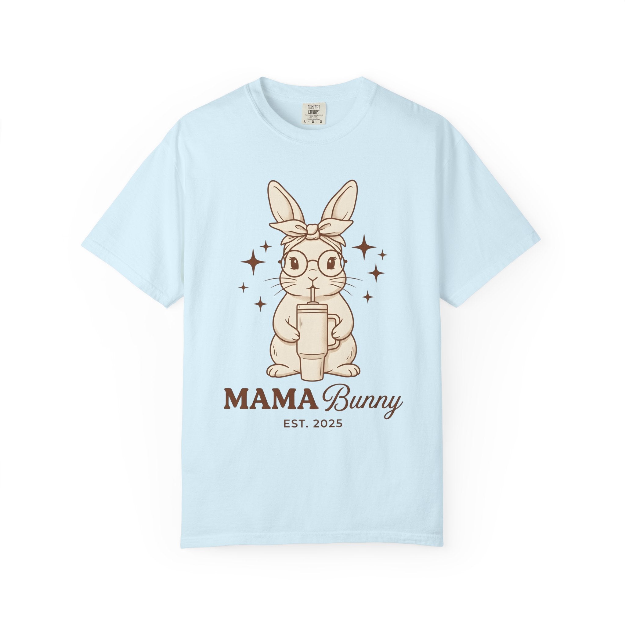 Bunny Spectacles Shirt Cottagecore Motherhood Gift Women Line Art Tee Glasses T-Shirt Homebody Fan Hand Drawn Tshirt Mother Graphic Cartoon