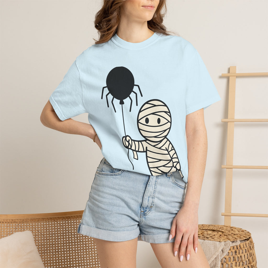 Mummy Doll Shirt Halloween Horror Gift Women Sweet Tee Doll T-Shirt Horror Fan Creepy Tshirt Macabre Graphic Clean Spider Balloon Tshirt