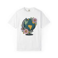 Earth Blooms Shirt Teacher Adventure Gift Women Folk Tee Floral T-Shirt Educator Enthusiast Bohemian Tshirt Explorer Graphic Rustic
