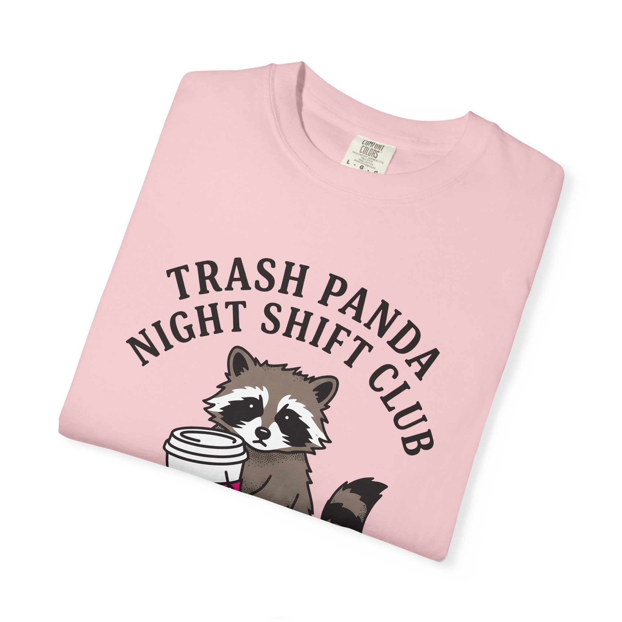 Raccoon Mug Shirt Nurses Wildlife Gift Women Comic Tee Coffee Mug T-Shirt Nurse Enthusiast Cartoon Tshirt Wildlife Graphic Sketch Injection