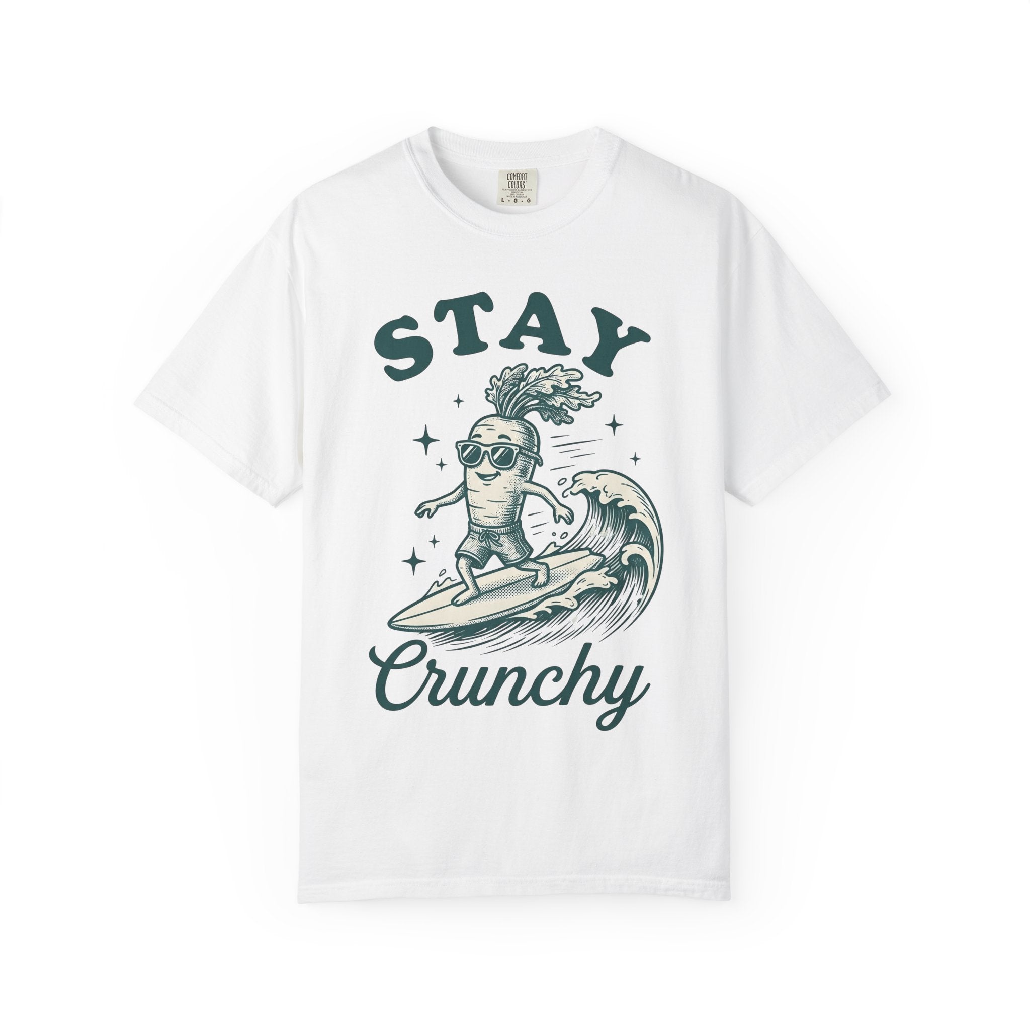 Carrot Surfing Shirt Easter Garden Gift Women Throwback Tee Surfing T-Shirt Easter Fan Retro Tshirt Yard Graphic Outline Sunglasses Tshirt