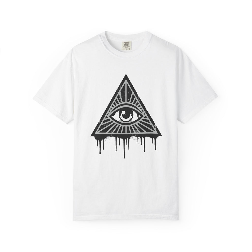 All Seeing Eye Shirt Boho Chic Spiritual Gift Women Grunge Tee Eye Of Providence T-Shirt Bohemian Fan Distressed Tshirt Mystical Graphic