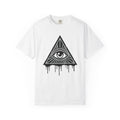 All Seeing Eye Shirt Boho Chic Spiritual Gift Women Grunge Tee Eye Of Providence T-Shirt Bohemian Fan Distressed Tshirt Mystical Graphic