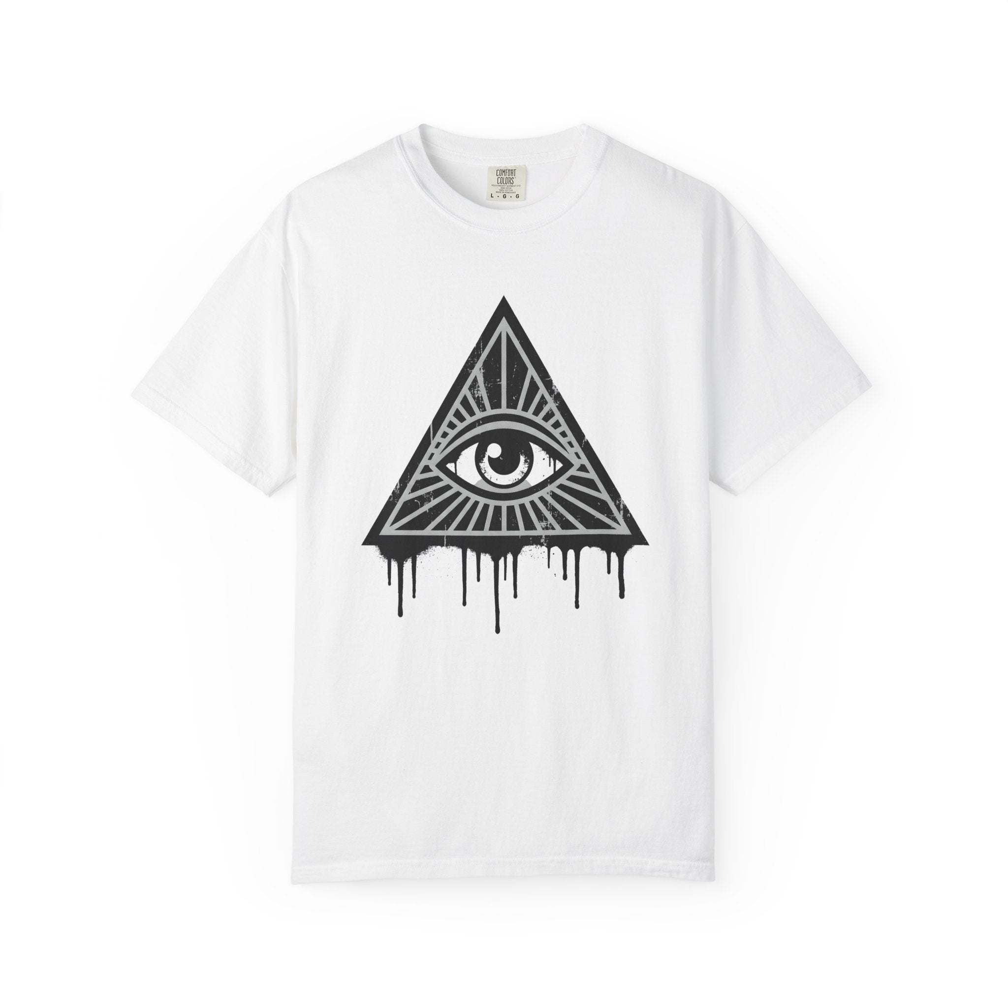 All Seeing Eye Shirt Boho Chic Spiritual Gift Women Grunge Tee Eye Of Providence T-Shirt Bohemian Fan Distressed Tshirt Mystical Graphic