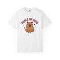 Capybara Illustration Shirt Funny Wildlife Gift Women Cute Tee Rodent T-Shirt Humor Fan Cartoon Tshirt Animal Graphic Comic Sparkles Tshirt