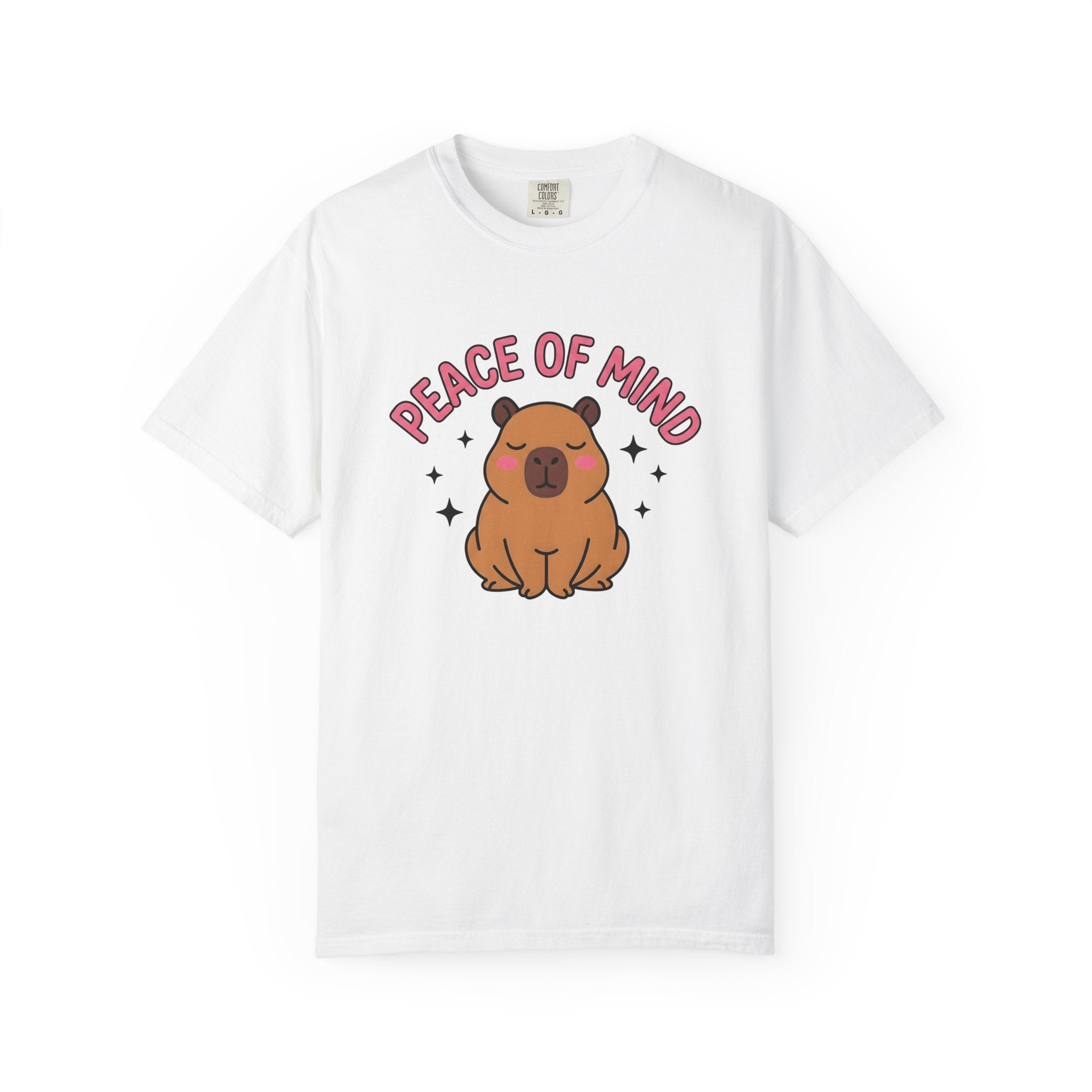 Capybara Illustration Shirt Funny Wildlife Gift Women Cute Tee Rodent T-Shirt Humor Fan Cartoon Tshirt Animal Graphic Comic Sparkles Tshirt