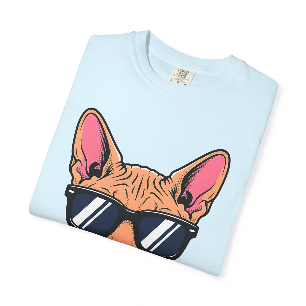 Sphynx Feline Shirt Cat Creatures Gift Women Pop Art Tee Cat T-Shirt Cat Fan Fauvism Tshirt Beast Graphic Old School Sun Glasses Tshirt