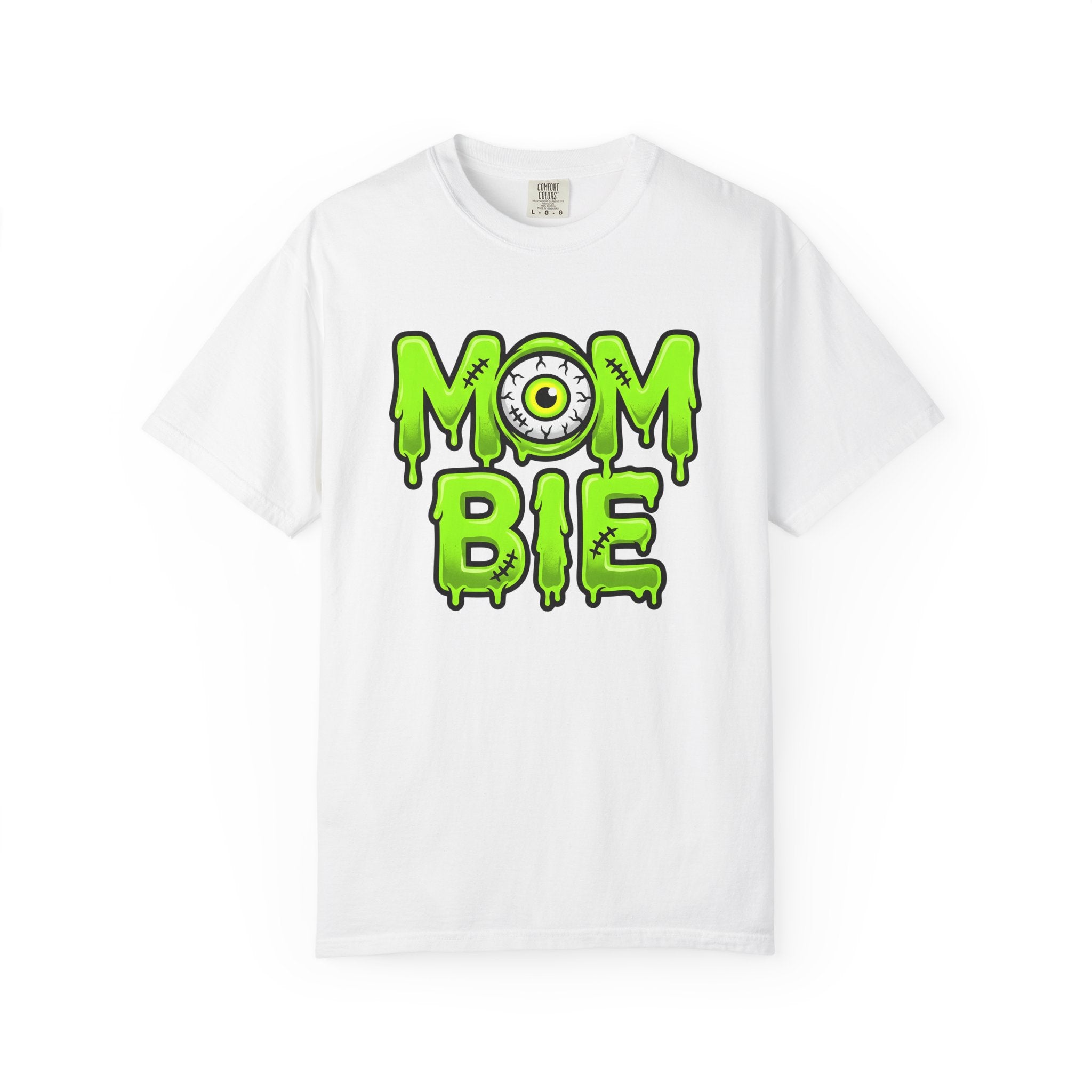 Undead Illustration Shirt Moms Fall Gift Women Comic Tee Zombie T-Shirt Mom Fan Cartoon Tshirt Autumn Graphic Thick Lines Eye Tshirt
