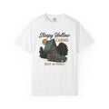 Cabin Car Shirt Halloween Spooky Gift Women Vintage Tee Rv T-Shirt Horror Fan Creepy Graphic Creepy Illustration Retro Tree Tshirt
