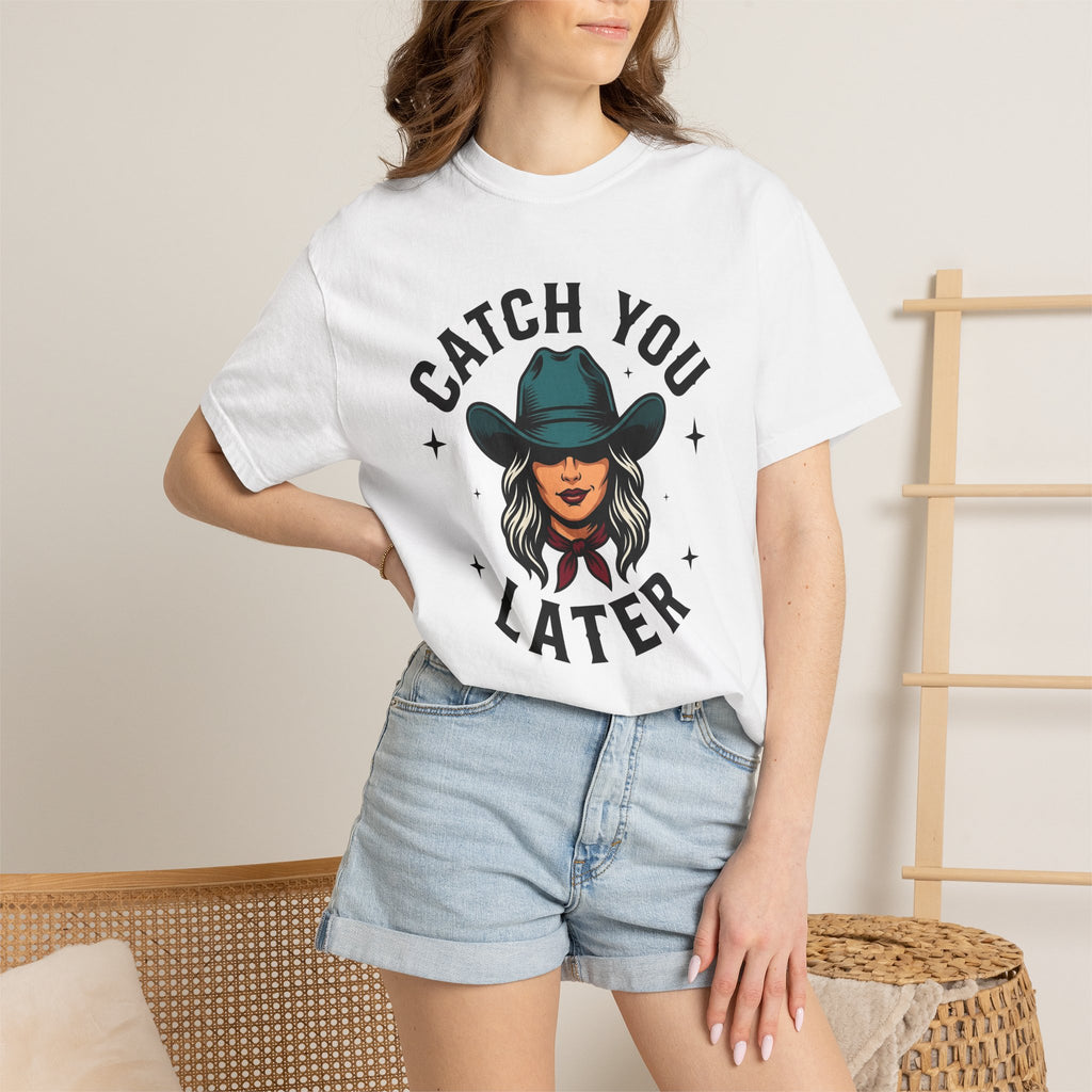 Cowgirl Portrait Shirt Cowgirl Western Gift Women Bold Graphic Tee Cowgirl T-Shirt Rodeo Fan Graphic Tshirt Country Graphic Vintage Stars