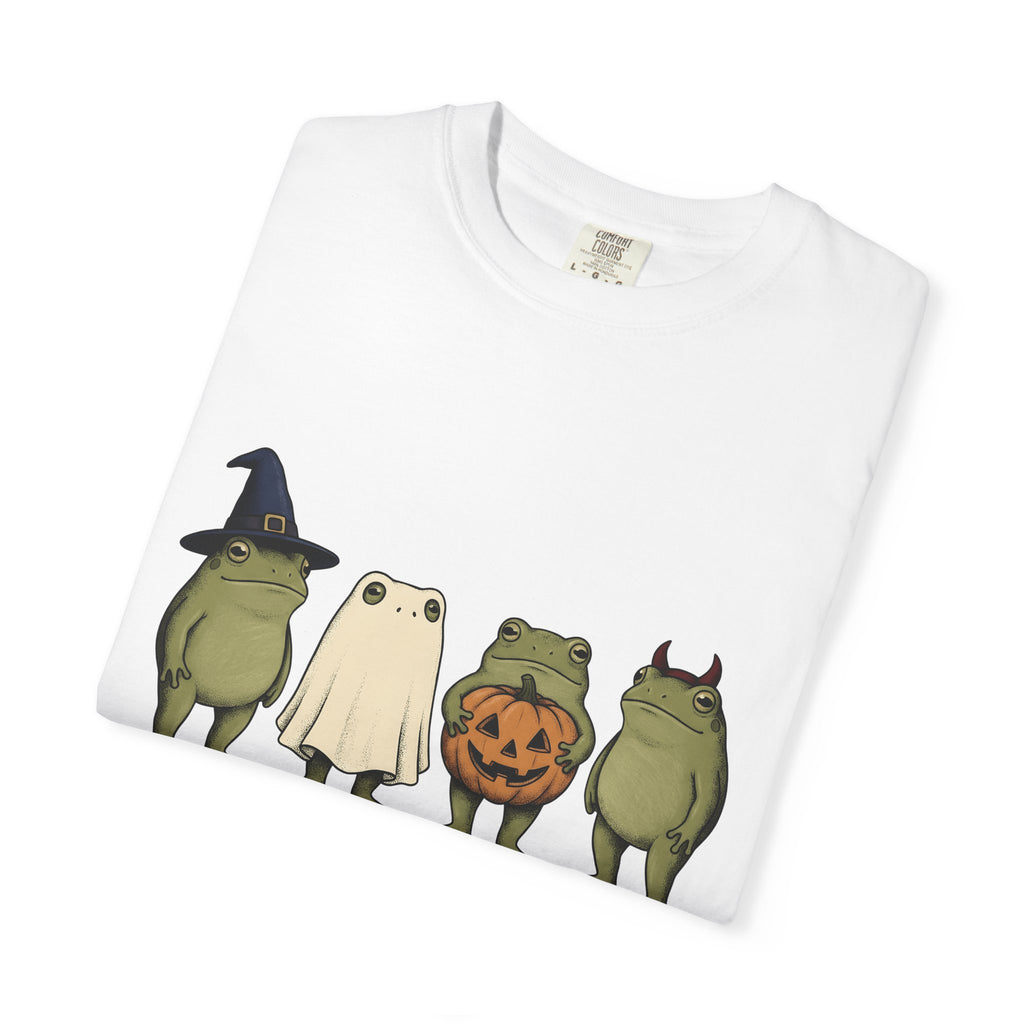 Frog Costumes Shirt Halloween Animal Gift Women Cartoon Tee Toad T-Shirt Halloween Fan Comic Tshirt Creature Graphic Vintage Pumpkin Tshirt