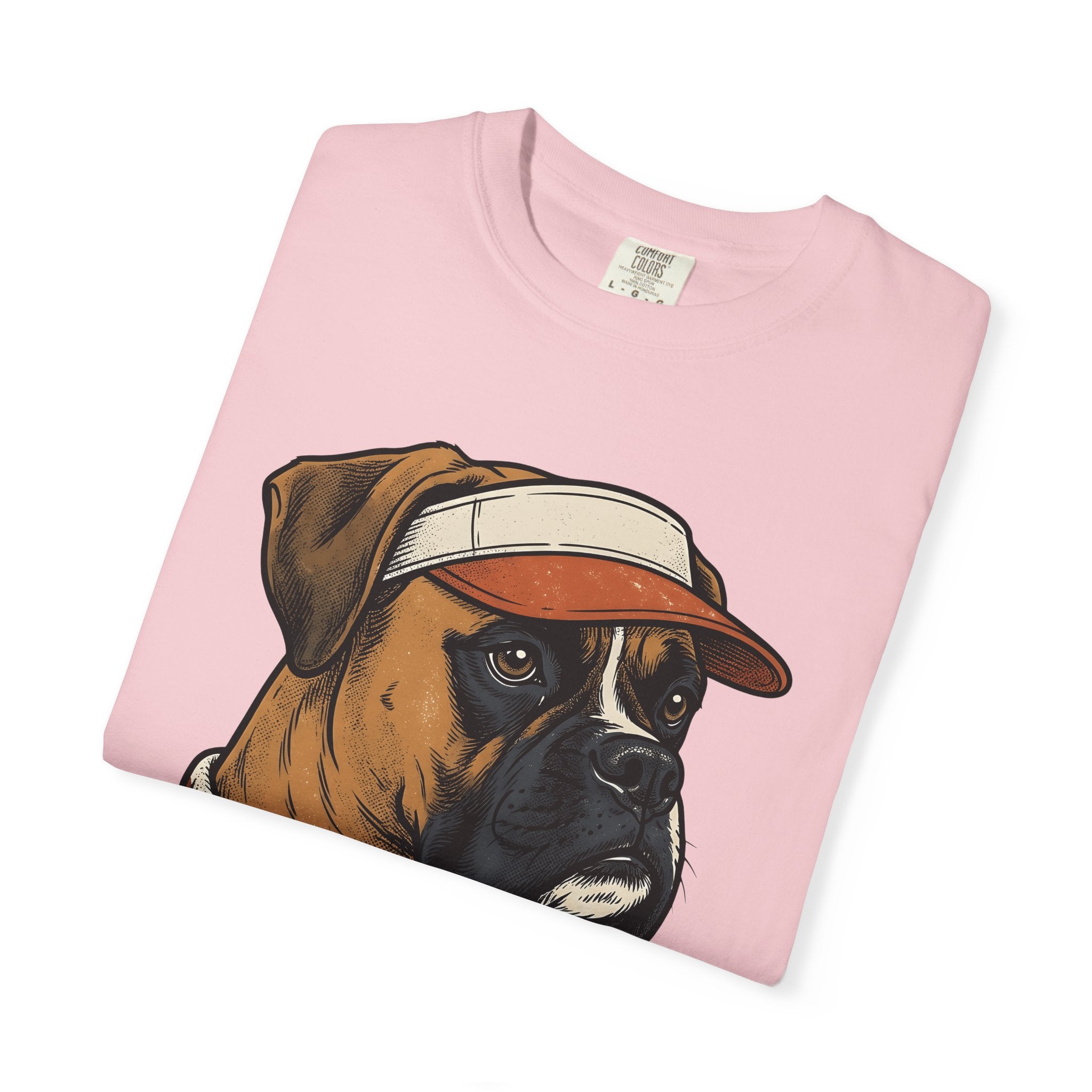 Boxer Canine Shirt Dog Pet Care Gift Women Old School Tee Boxer Dog T-Shirt Dog Owner Fan Boxer Art Tshirt Pet Grooming Graphic Cartoon