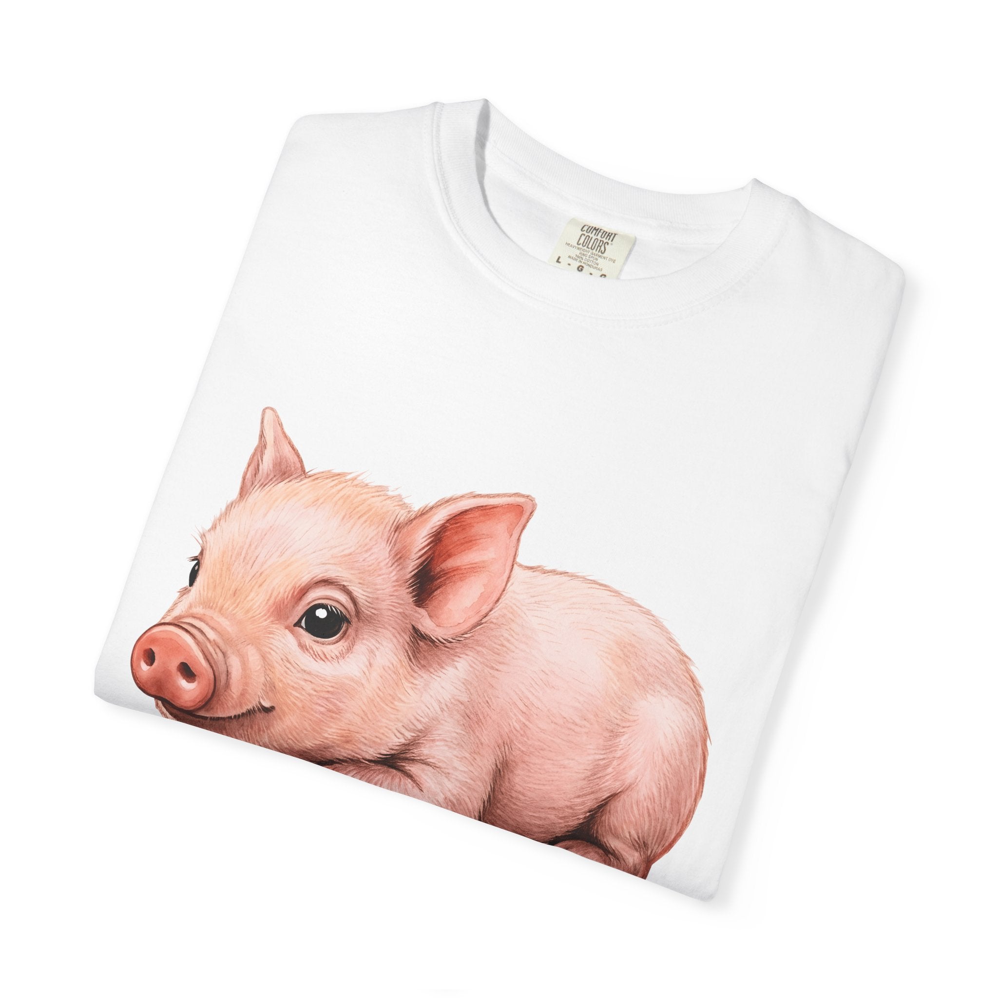 Baby Pig Shirt Cottagecore Animal Gift Women Hand Drawn Tee Piglet T-Shirt Cottagecore Fan Illustrated Graphic Vintage Farmhouse Tshirt