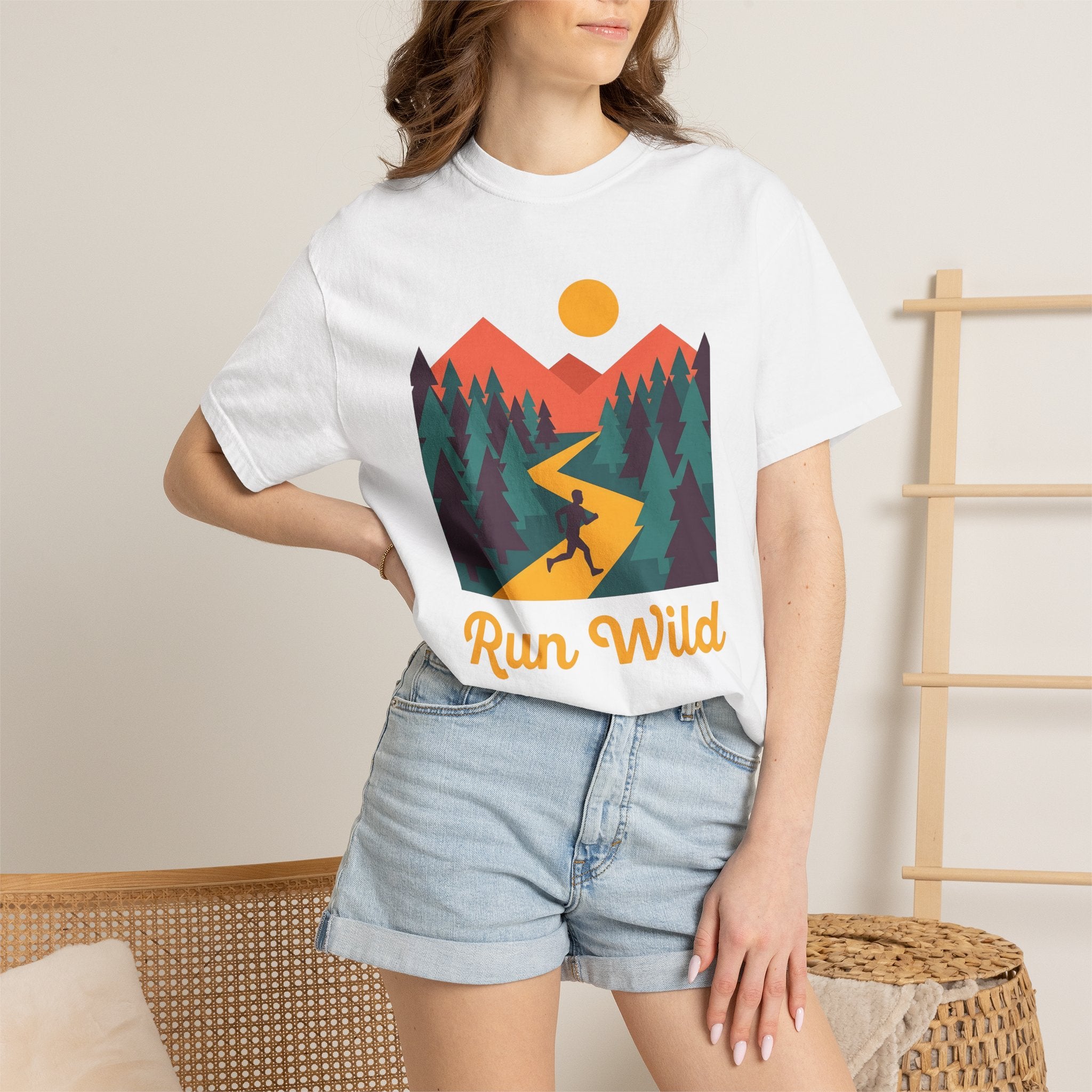 Trail Runner Shirt Sports & Activities Outdoors Gift Women Minimalist Tee Jogger T-Shirt Athlete Fan Ultrarunner Tshirt Wilderness Graphic