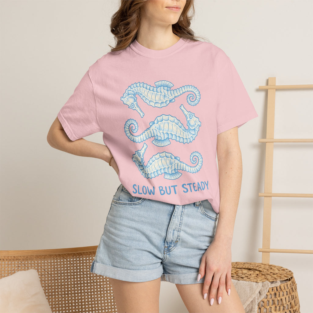 Seahorse Art Shirt Animal Aquatic Gift Women Line Art Tee Seahorse T-Shirt Animal Fan Hippocampus Graphic Cartoon Marine Life Tshirt