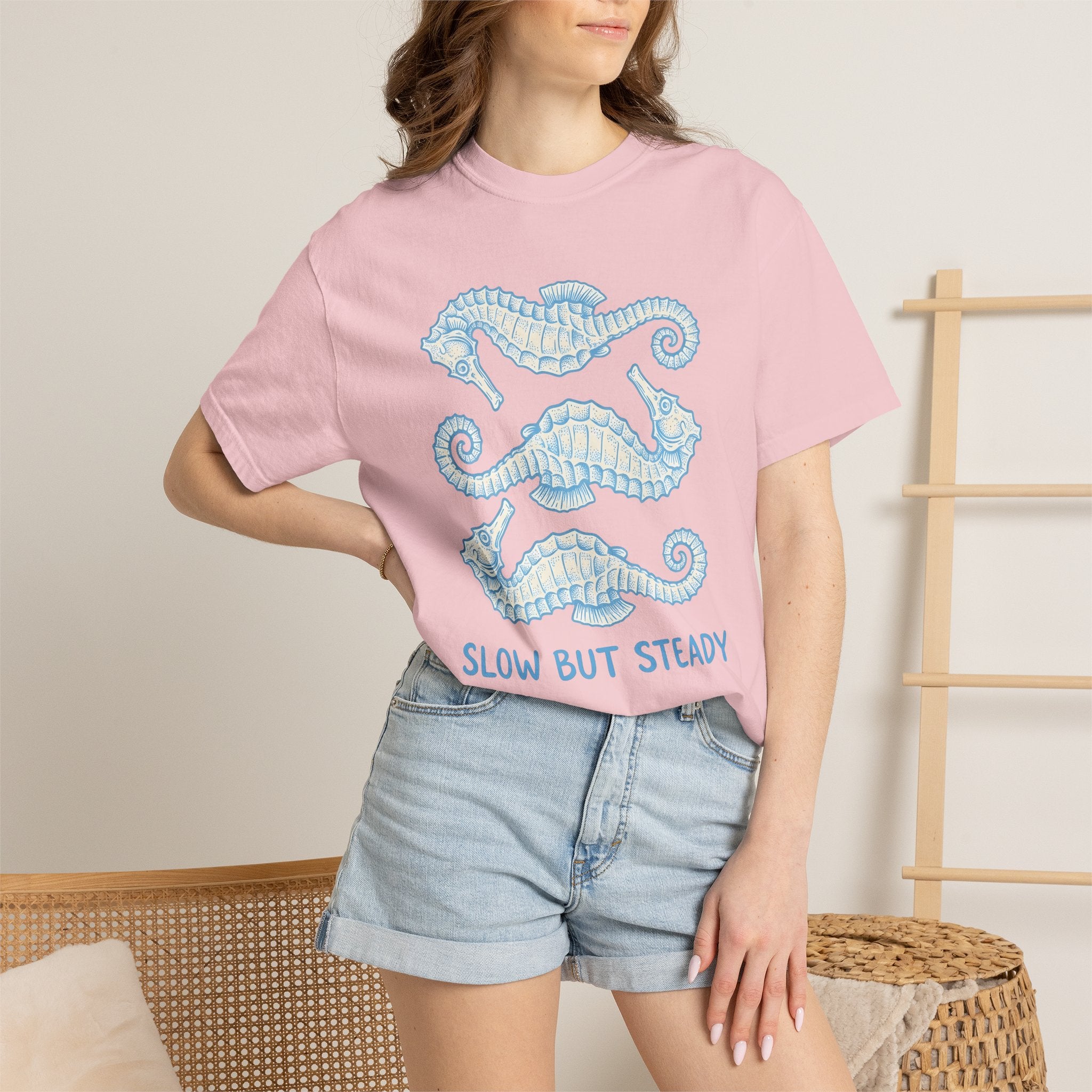 Seahorse Art Shirt Animal Aquatic Gift Women Line Art Tee Seahorse T-Shirt Animal Fan Hippocampus Graphic Cartoon Marine Life Tshirt
