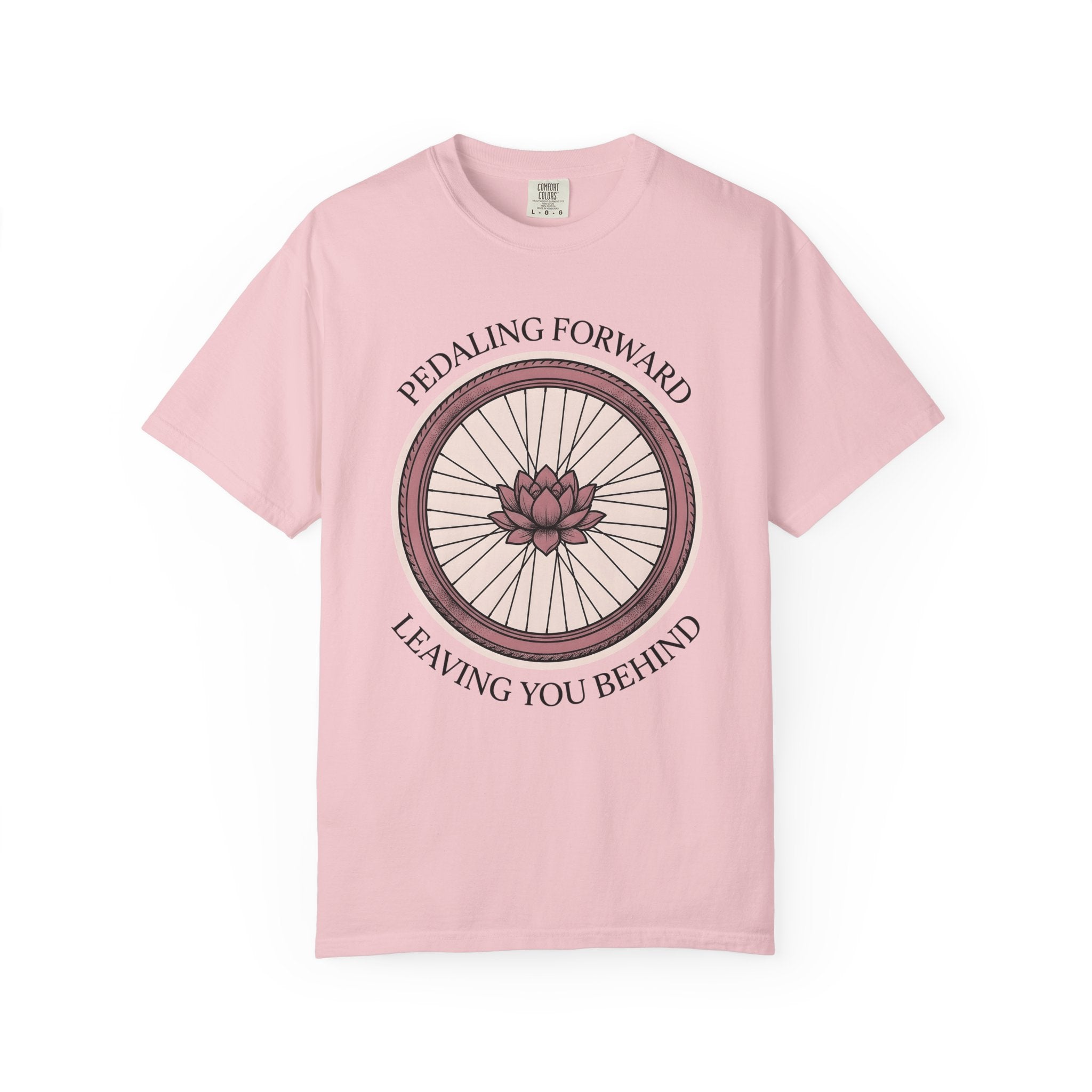 Bicycle Wheel Shirt Sports Cycling Gift Women Line Art Tee Bike T-Shirt Athlete Enthusiast Illustration Graphic Cycling Graphic Vintage