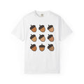 Acorn Print Shirt Cute Autumn Gift Women Comic Tee Oak T-Shirt Adorable Fan Cartoon Tshirt Fall Graphic Clean Check Design Tshirt