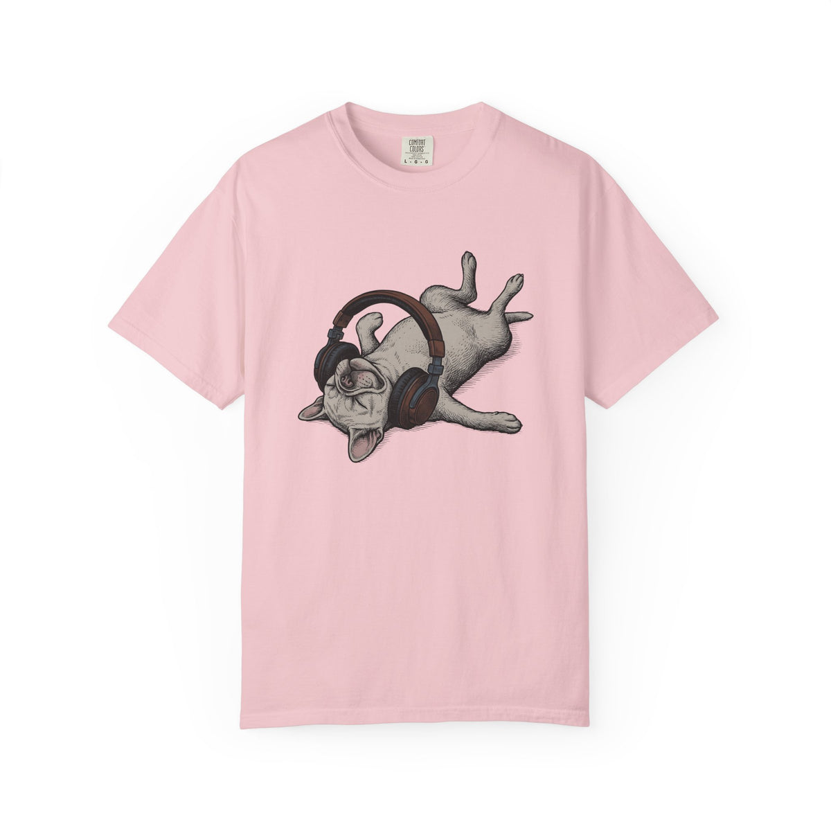 French Bulldog Shirt Dog Instruments Unisex Gift Cartoon Tee Bulldog T-Shirt Dog