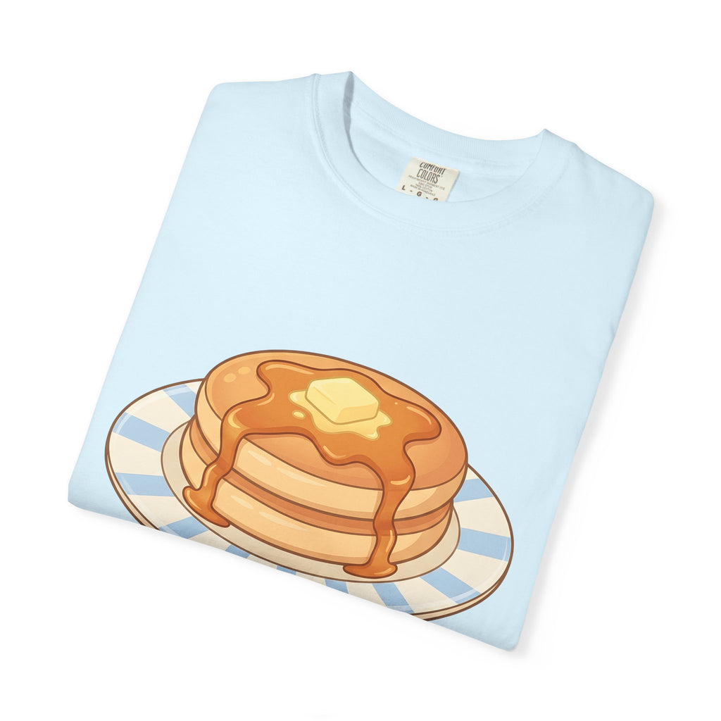 Pancake Pile Shirt Desserts Brunch Gift Women Cute Tee Pancakes T-Shirt Sweets Fan Cute Tshirt Breakfast Graphic Comic Honey Tshirt