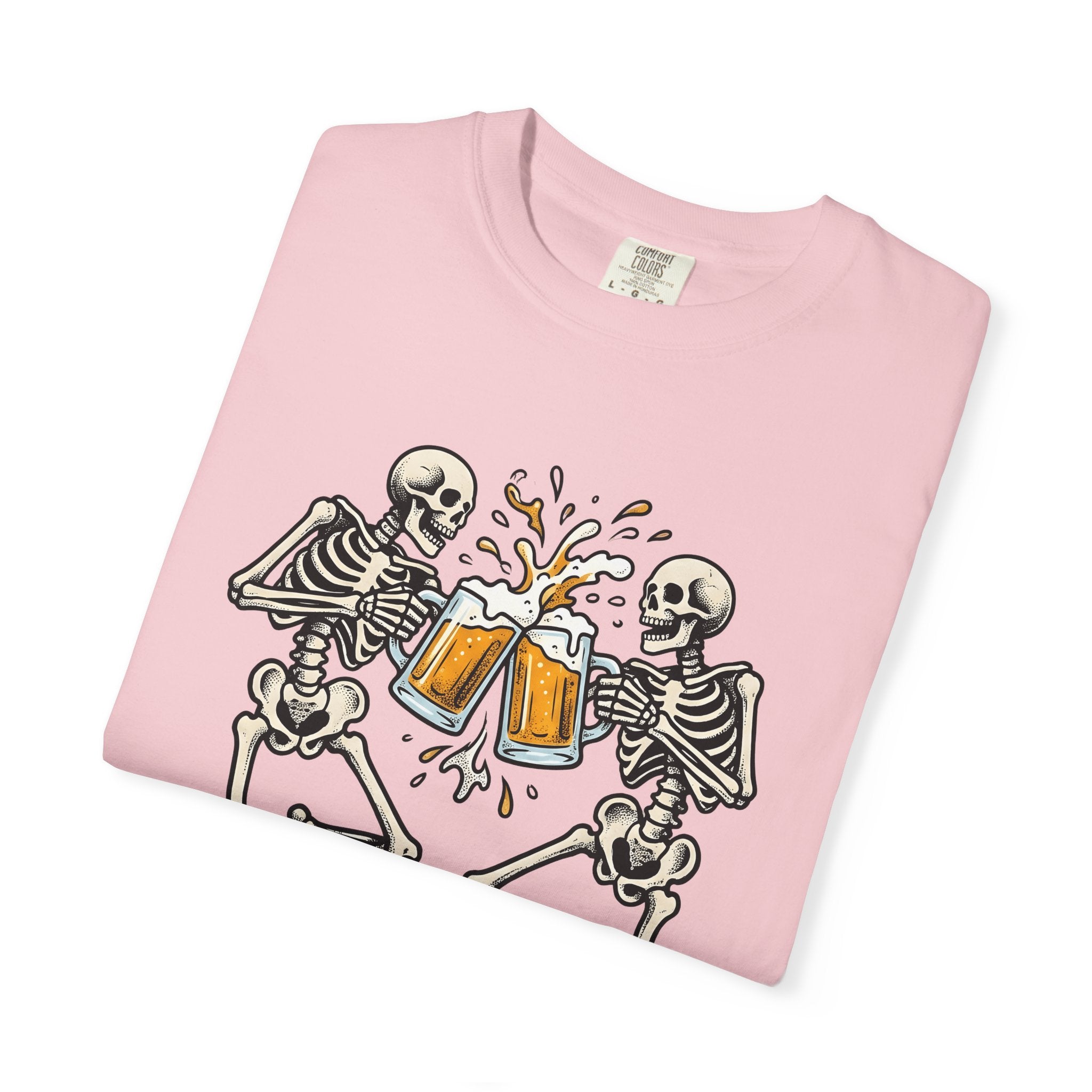 Skeleton Ale Shirt Boho Chic Fall Gift Women Traditional Tattoo Tee Beer T-Shirt Bohemian Fan Classic Tattoo Tshirt Autumn Graphic