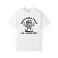 Garbage Bin Character Shirt Cute Jokes Gift Women Comic Tee Trash Can T-Shirt Funny Fan Cartoon Tshirt Humor Graphic Retro Flames Tshirt