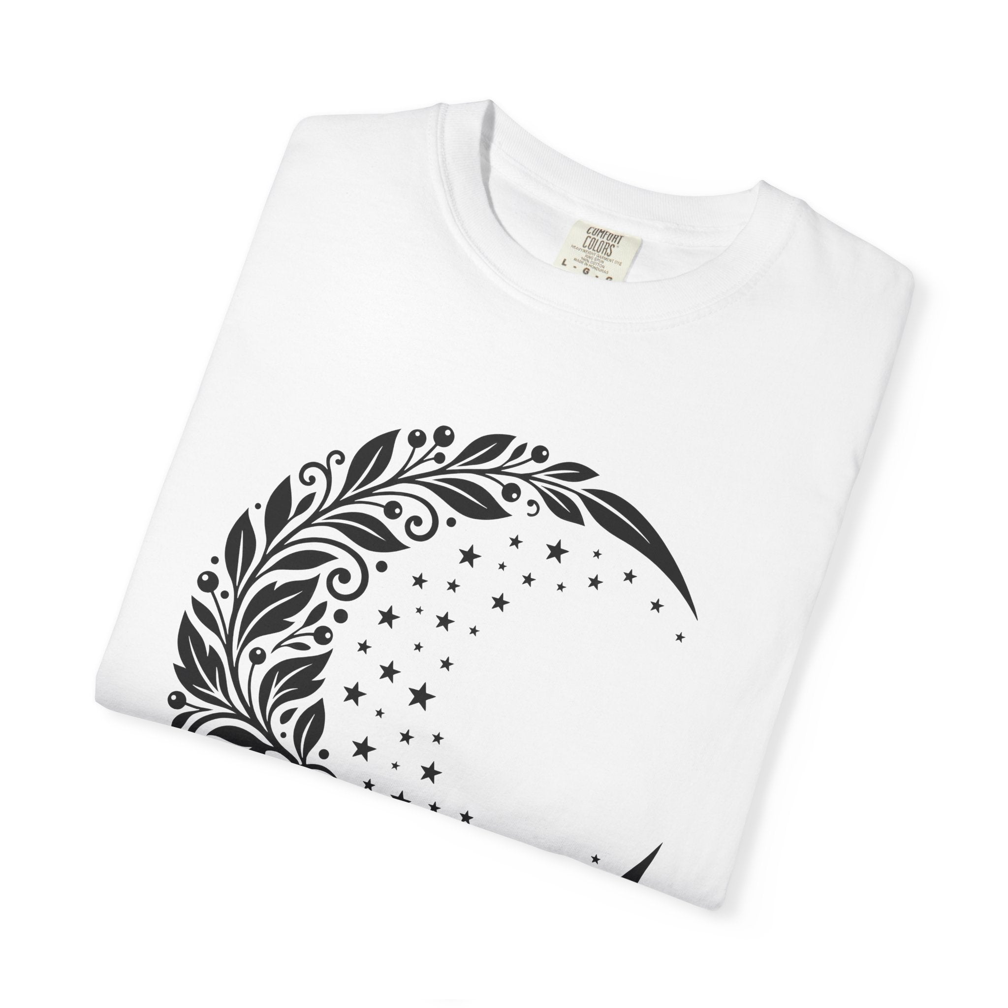 Floral Moon Shirt St. Valentine's Day Celestial Gift Women Boho Tee Moonflower T-Shirt Valentine Fan Bohemian Tshirt Galaxy Graphic