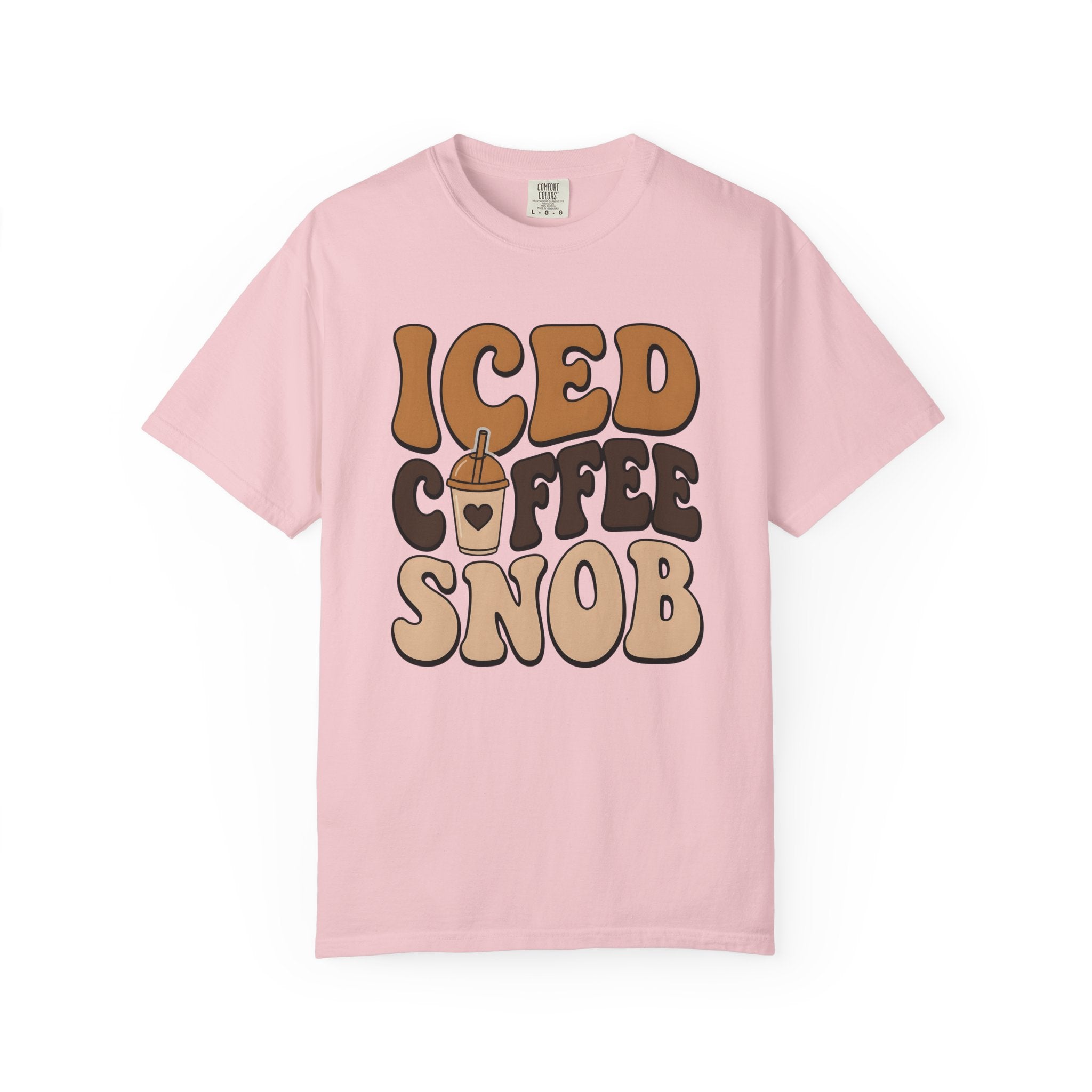 Cold Brew Cup Shirt Coffee Liquid Gift Women Retro Tee Cold Brew T-Shirt Coffee Fan Vintage Tshirt Fluid Graphic Sketch Romance Icon Tshirt
